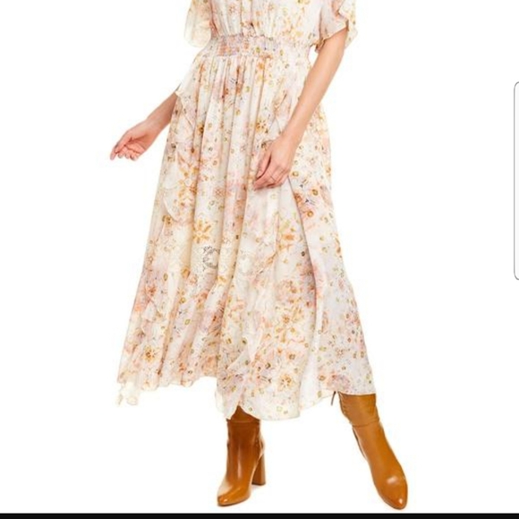 ODEYA RUFFLE MAXI DRESS - Picture 7 of 8